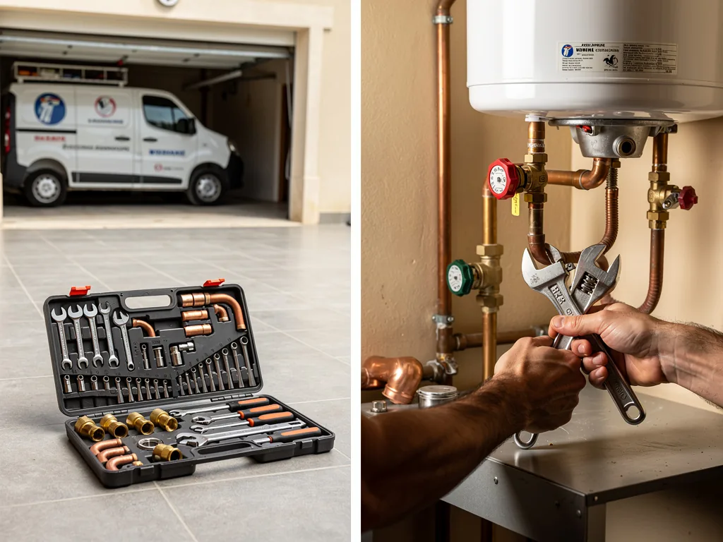 Intervention professionnelle à plombierbourglareine